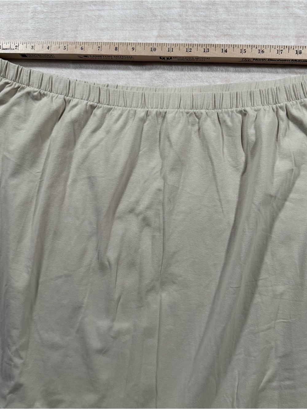 Liz Claiborne Taupe Tiered Maxi Skirt with Eyelet Panels - Picture 8 of 13